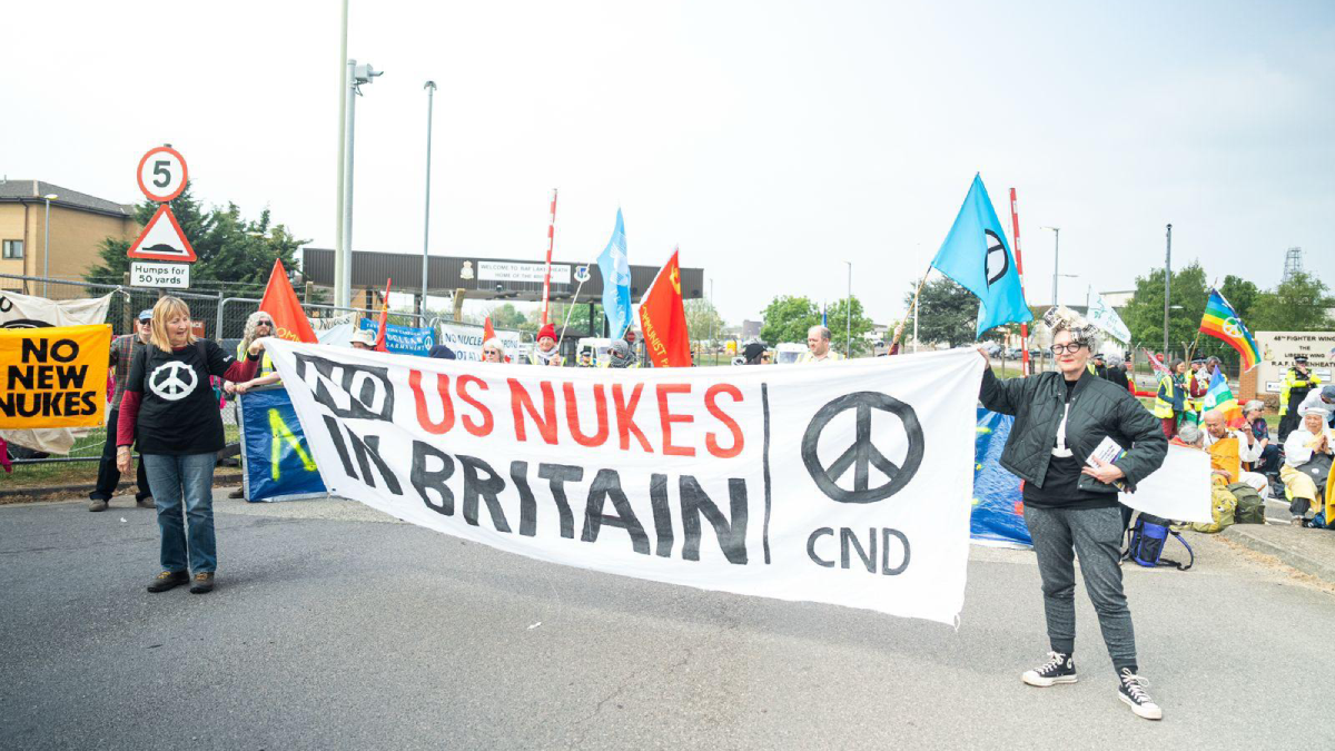 Lakenheath Blockade Breaks the Silence on US Nukes Returning to Britain
